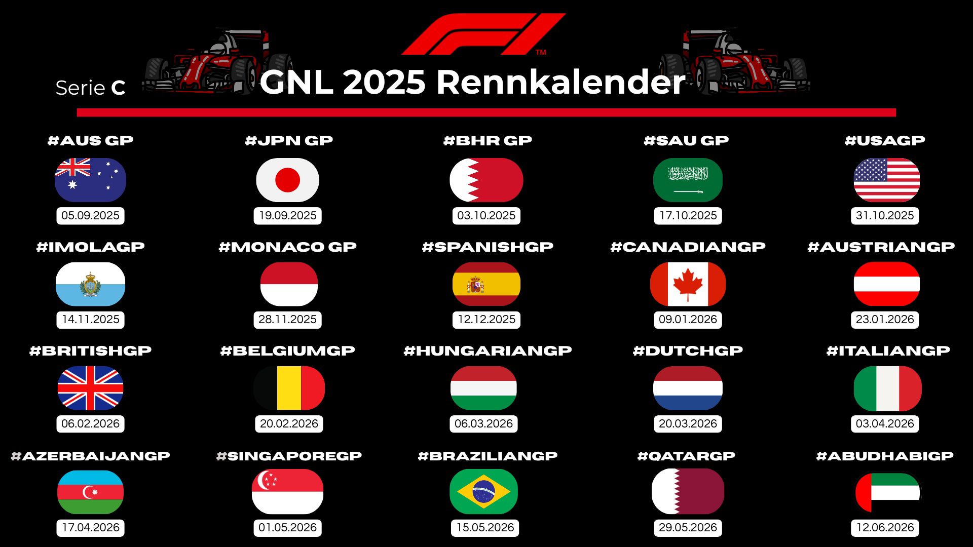 Rennkalender Serie C